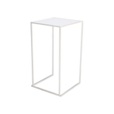 Frame table high white 60